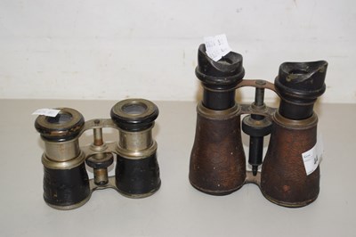 Lot 44 - Mixed Lot: Pair of French pocket binoculars...