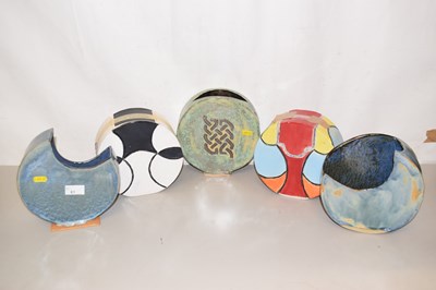 Lot 61 - A group of 21st Century Studio Pottery vases,...