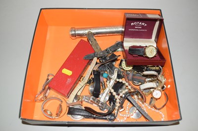 Lot 96 - Box of assorted wristwatches, birth...
