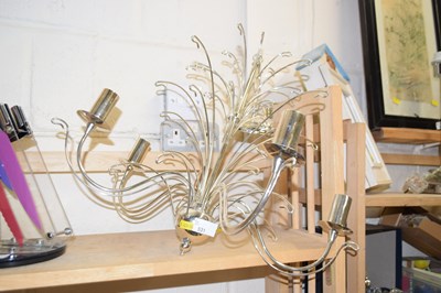 Lot 531 - Metal five branch ceiling light