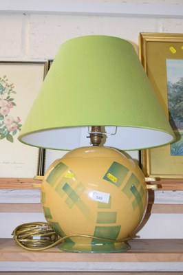 Lot 549 - Table lamp