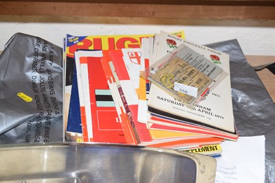 Lot 556 - Rugby Union magazines and tickets