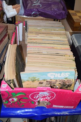 Lot 615 - Box of Giles cartoon books